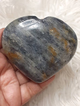 One Large Iolite Heart 4