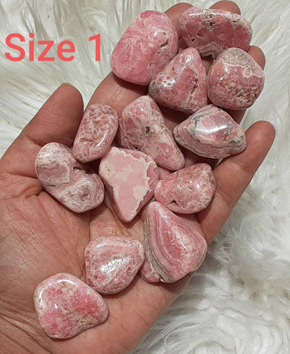 One AAA grade  RHODOCHROSITE tumble