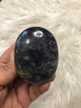 One Large Iolite Palmstone 4
