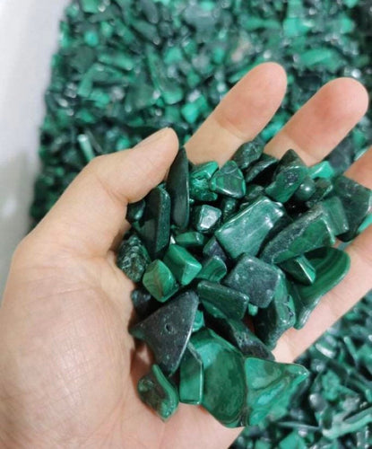 One Malachite Tumbled Stone