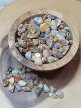 One Ounce Coral Jasper Tumbled chips