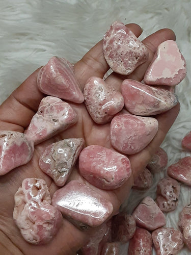 One AAA grade Large Rhodochrosite lot 2 tumble