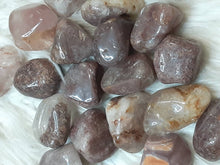 One Pink Lithium Quartz Tumbles Large size