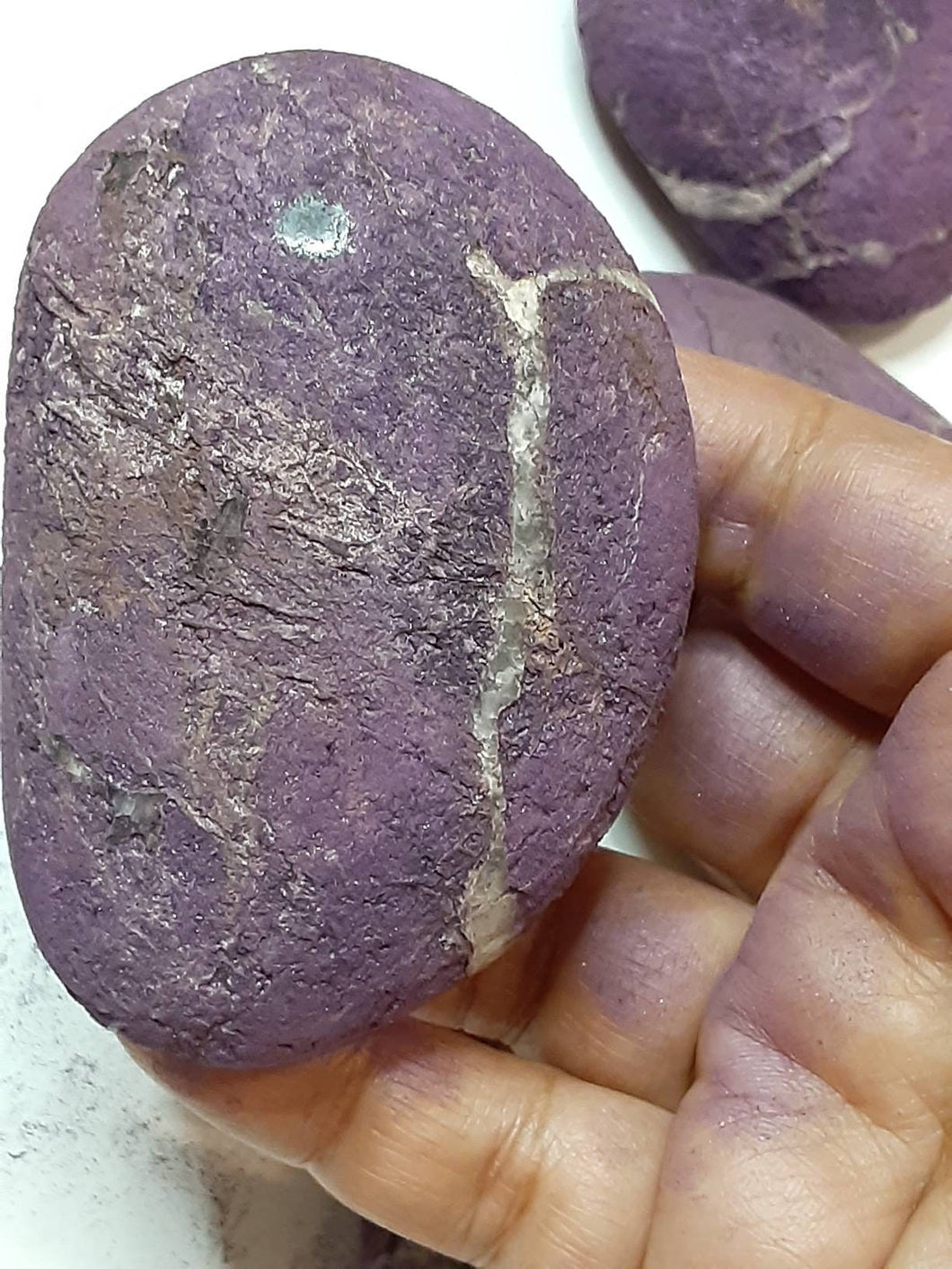 Purpurite Palmstone From Brazil 4