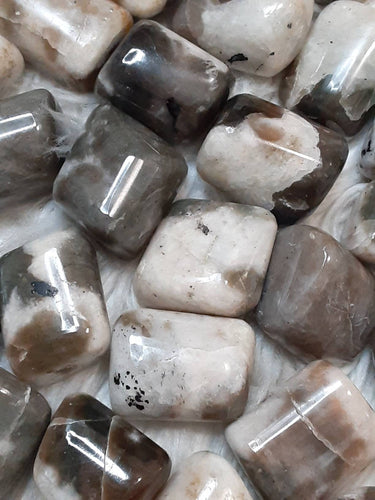 One Large Rare Polarity Moonstone Tumble