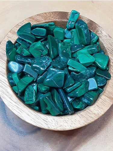 One Small Malachite Tumbled Stone