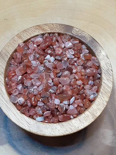 Red Carnelian Tumbled Chips-One ounce