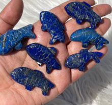One Blue Lapis Lazuli Fish 44mm - 54mm