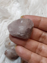 One Pink Lithium Quartz Tumbles Large size