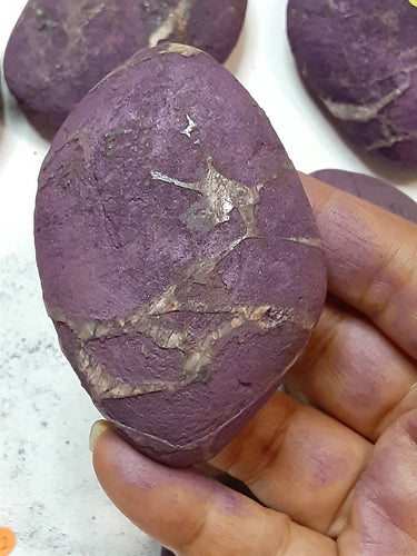 One Purpurite Palmstone From Brazil 3