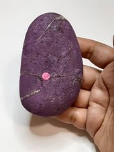 One Purpurite Palmstone From Brazil 5