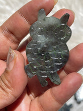 One Gorgeous Labradorite Owl Bird
