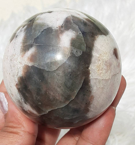 RARE large Polarity Moonstone sphere 4