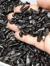 Black Tourmaline Chips -One ounce