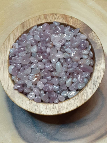 Purple Rose Quartz chips-One Ounce