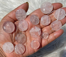 One Rose Quartz Moon Face