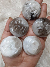 One  Rainbow Moonstone Moon 40 - 45mm