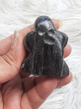 One black tourmaline Ghost around 1.75 inch Tall