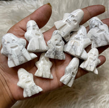 One White Howlite Ghost around 1.3 inch Tall
