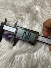 One Purple Chevron Amethyst Ghost around 1.3 inch Tall