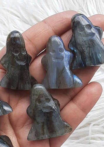 One Labradorite Ghost Around 1.3 inch Tall