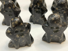 One variolite jasper ghost 2 inch Tall