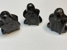 One black tourmaline Ghost around 2 inch Tall