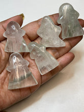 One Green Chlorite Quartz  ghost 1.3 inch Tall