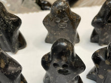 One variolite jasper ghost 2 inch Tall