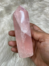 Pink Rose quartz point 3