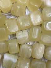 Yellow Calcite Tumbled Stone - One