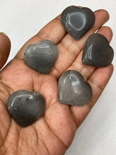 One Grey Aventurine Heart
