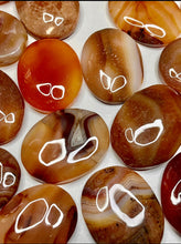 Red carnelian thumbstone 100% natural