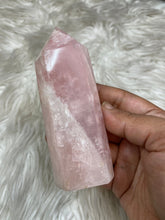 Pink Rose quartz point 3
