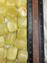 Yellow Calcite Tumbled Stone - One