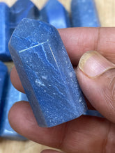 One Blue Quartz Point From Brazil