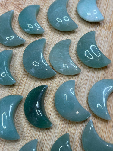 One Green Aventurine  Moon