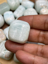 One Large Blue Carribean Calcite Tumble