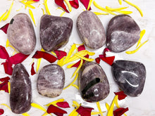 One Large Purple Anhydride palmstones - You Select