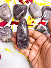 One Large Purple Anhydride palmstones - You Select