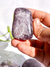 One Purple Anhydride palmstones - You Select