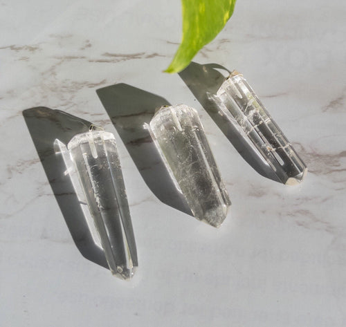 One Clear Quartz Pendant
