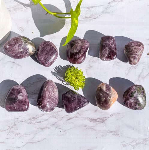 One Purple Anhydride palmstones - You Select