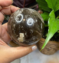 One large Smoky Quartz Sphere 70mm