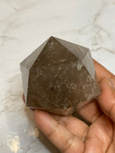 Smoky quartz icosahedron Rutile 2 -60mm