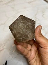 Smoky quartz icosahedron Rutile 2 -60mm