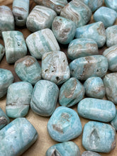 One Deep Blue Aragonite Tumble