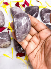 One Large Purple Anhydride palmstones - You Select
