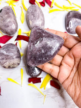 One Large Purple Anhydride palmstones - You Select