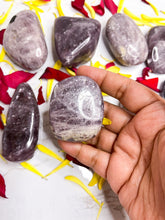 One Large Purple Anhydride palmstones - You Select